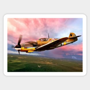 Bf109 Pink Victory Sticker